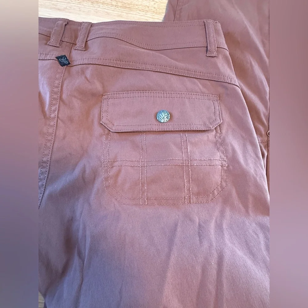 Women’s prana Halle’s hiking pant size 12 burnt orange color - Picture 12 of 12